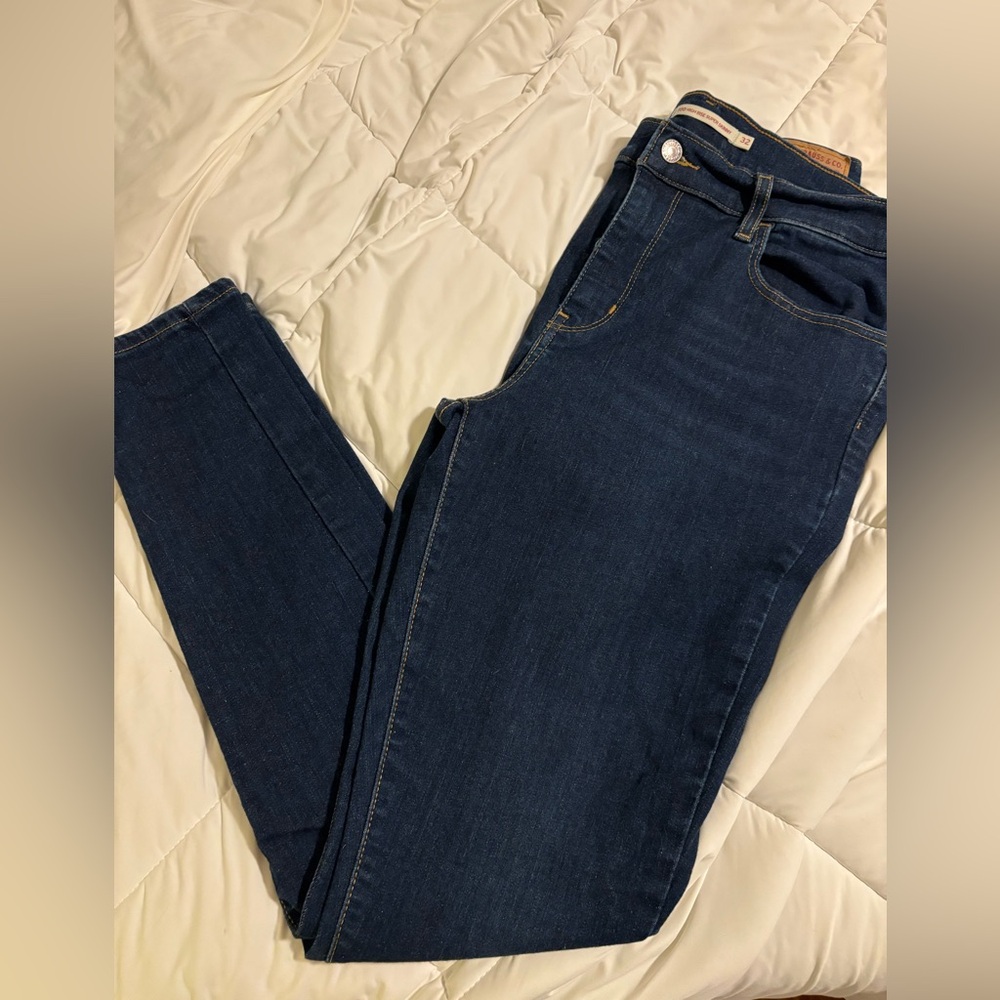 Levi's 720 Dark Blue High Rise super Skinny Jeans